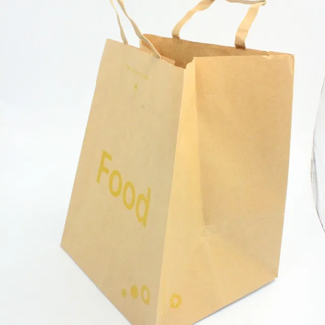industry drink use cheap large custom brown kraft paper bags