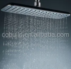 天井マウントされている極薄のステンレス鋼の浴室のシャワーヘッド節水のレイン