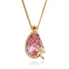 32683 xuping fashion 18K gold plated big crystal colorful charm pendant