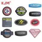 OEM/ODM size logo clothing Jeans Luggage backpack Rubber Decorate 3D soft rubber pvc label custom rubber patches