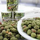 Wasabi flavor coated peanuts tin packed