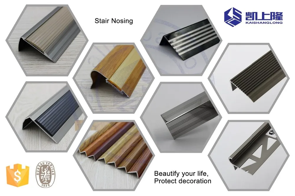Rubber Insert Aluminium Frame Stair Nosing Non Slip Stair Nosing Buy