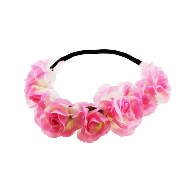 2017 Fashion high quality handmade wedding bridal headband flower crown hair accessories