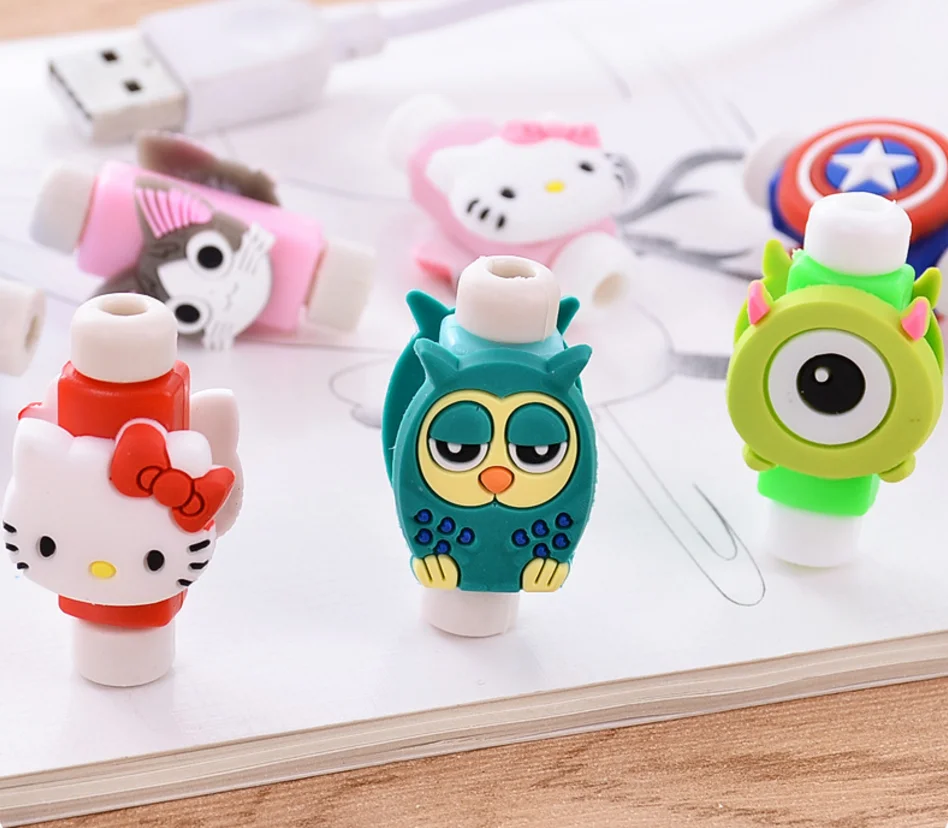 RISHUN Mobile Phone Accessories Practical USB cable protector and cable winder sets - ANKUX.COM