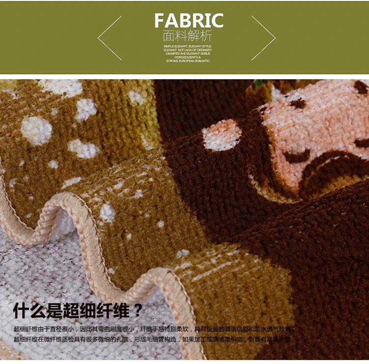 New design 100% polyester christmas hand towels