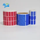 Custom printing non-transfer tamper evident security label