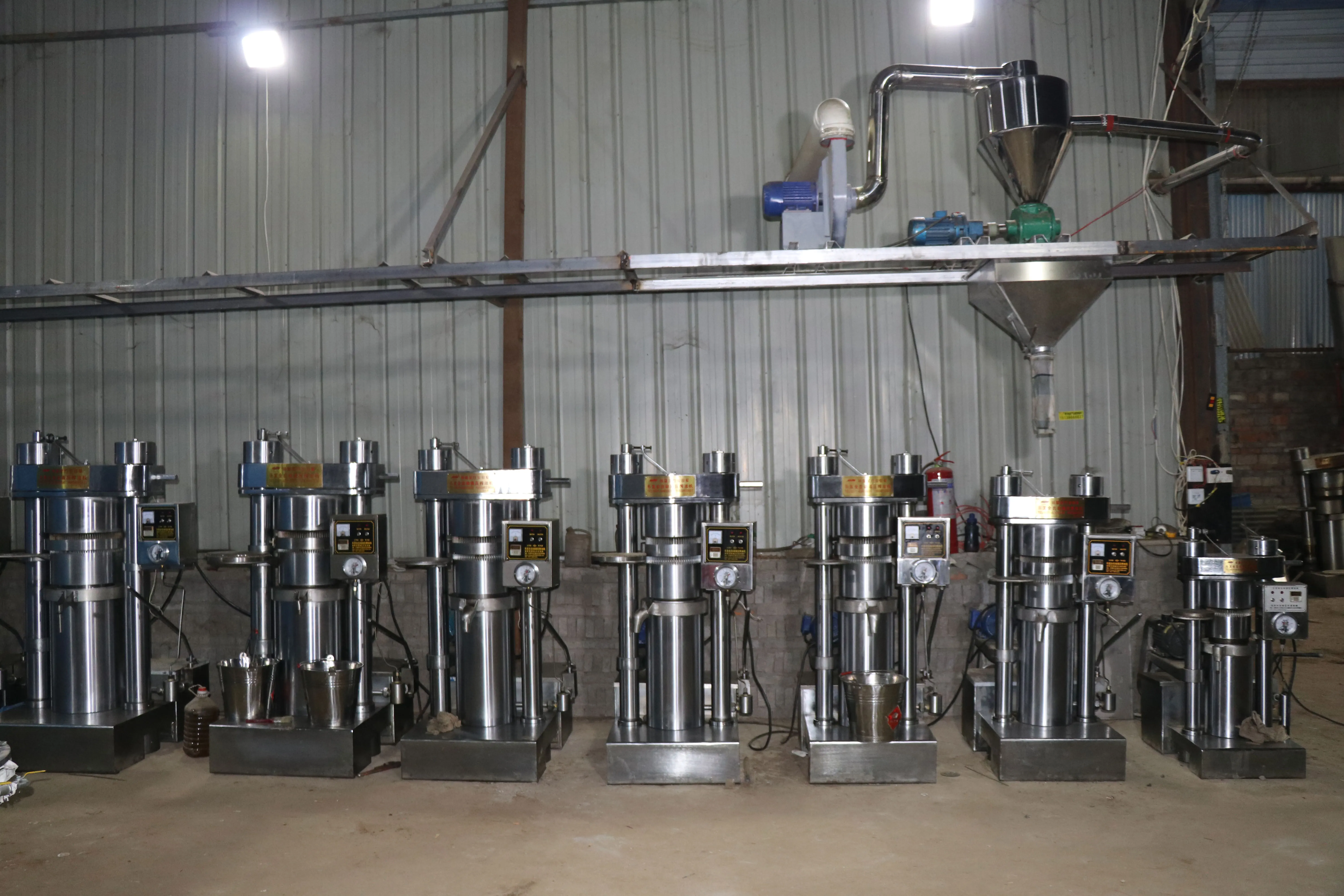 fefinery cocont oil press machine