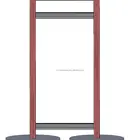 advertising Aluminum Frame Displays Floor Free display stand