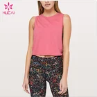 OEM/ODM Service Women Fitness Cotton Spandex Workout Gym Yoga Tank Crop Top