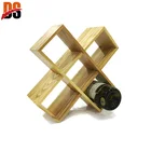 Wholesale Home Decor Kitchen Natural Cherry wooden box Collection Bottle Wine Rack