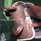 English leather saddle with full grain spanish leather