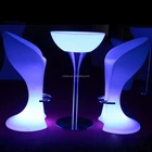 Modern Chinese stylish small round table light led bar coffee table
