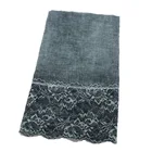 Plain Wraps Winter New Style Popular Floral Cotton Lace Scarf Muslim Dubai Hijab Wholesale