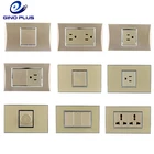 American Standard 16A 120V-250V Wall Socket and Switch
