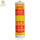 Doors windows installation display cabinets construction industry Fast curing glass silicone adhesive sealant Glue