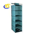 Wardrobe fabric wall hanging storage organizer
