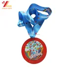 Souvenir Souvenir Custom Shaped Souvenir Sports Award Souvenir Metal Medal With Lanyard Ribbon