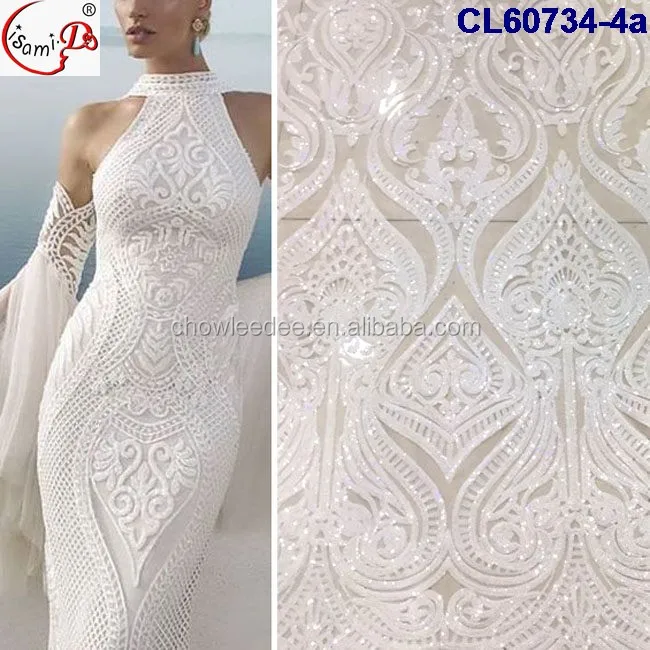 white lace fabric