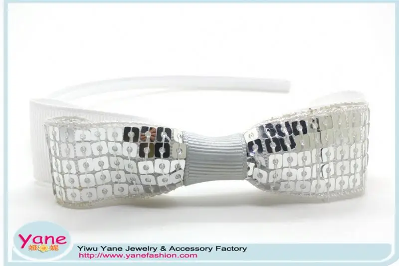 Silver Paillette Girls Headband Fashion Child