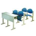 General use school desk plastic wood metal folding study chair for classroom