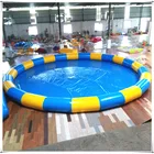 Outdoor Mobile Inflatable Pool Customized 0.9mm PVC Inflatable Round Swimming Water Pool With Low Factory Price