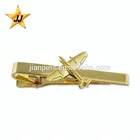 Wholesale make your own airplane tie clips tie bar with no coloring