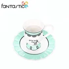 British Pet Owner Gift Fine Bone China Ceramic Tea Cup and Saucer Set