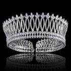 Vantage Customize Pageant Tiaras and Crowns 925 Silver Hair Tiara Wedding Bridal Crowns