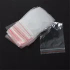 Small ziplock clear PE self seal petransparent travel gift packing plastic bag for necklace/jewelry