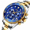 Customize mans wrist watches multifunction chronograph watches china wholesale mechanical watches on sale