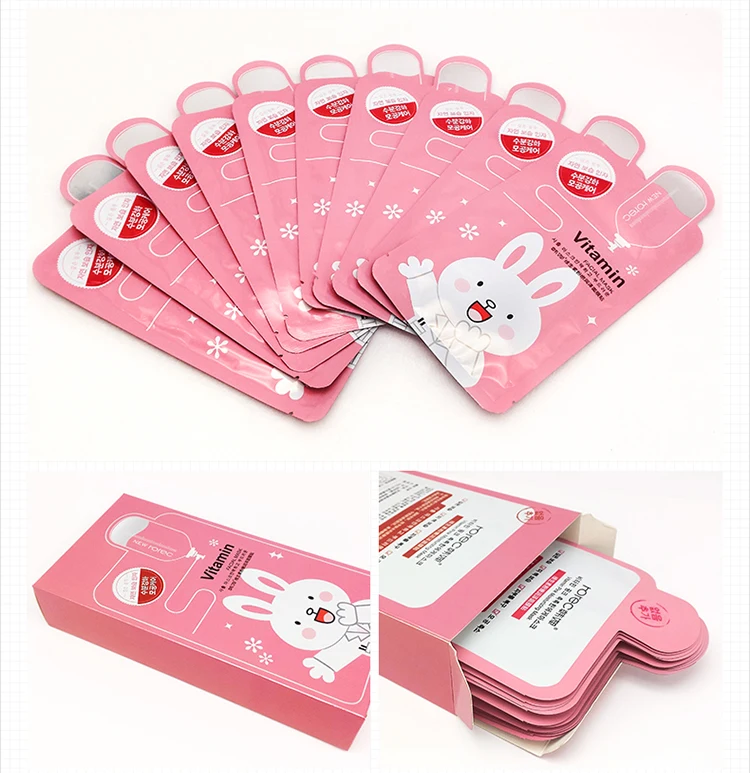 OEM/ODM Hanchan maker Vitamin Moisturizing Firming Smooth and Tender facial mask for one sheet