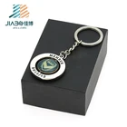 cheap custom fashion rotating metal souvenir car keychain