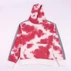 Low MOQ Mens Reflective Sleeve Cotton French Terry Tie Dye Hoodie