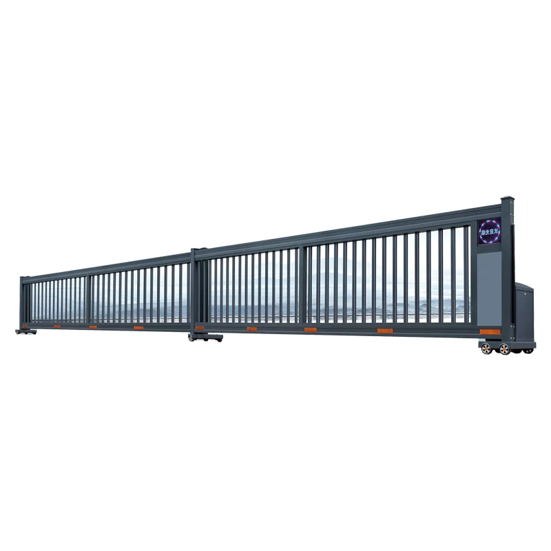 Automatic Metal Collapsible Door Modern Electric Aluminum Sliding