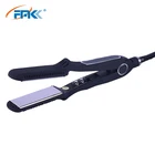 Private Label Flat Iron 1.5'' Plate LCD Digital Nano Titanium Professional Hair Straightener