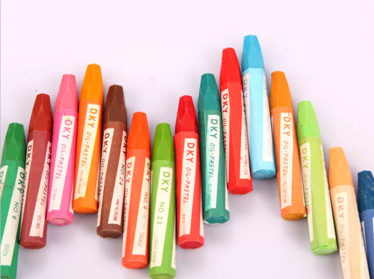 Kids painting 36 colors oil pastel eco-friendly