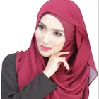 Wholesale Price Chiffon Muslim Malaysia Hijab Scarf Women