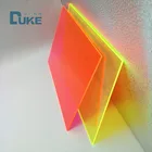 Laser Cutting Neon Plastic Edge-lit Acrylic Sheet