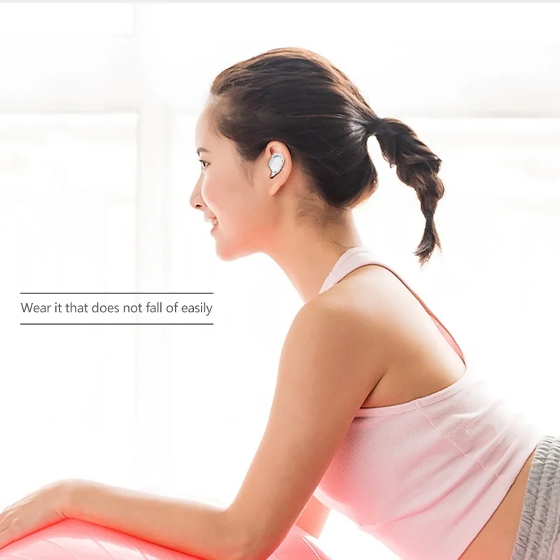 BT 5.0 Wireless Earphone HiFi 5D Stereo Mini Earbuds with Mic Sport Earphone In Ear - ANKUX.COM