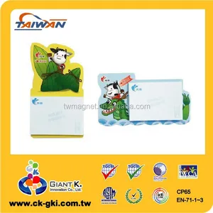 customized business gift notepad shopping list magnetic memo pad