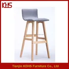 High wood bar stool wooden breakfast bar chair for sale