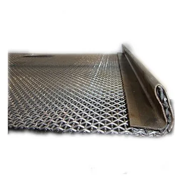 65MN Stainless steel Replacement crimped wire mesh sand gravel crusher hooked vibrating sieve screen mesh for Mining and Quarry