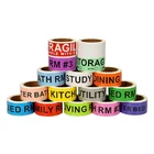 14 Different Living Spaces Packing Boxes Moving Stickers Fragile Stickers home Color Coding Moving Labels