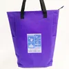 China Custom Logo Promotion Zipper Grocery Shopping 600D Polyester Tote Bag