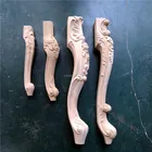 Furniture parts unpainted wooden furniture legs sofa foot