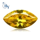 hight quality brilliant cut 3x6 mm olive green marquise shape cubic zirconia stone