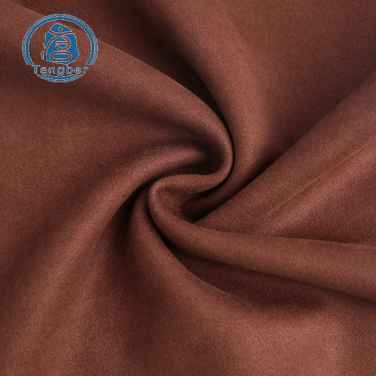 Micro suede fabric 95% polyester 5% spandex scuba suede fabric for sofa jacket coat