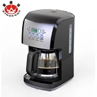 1.8L Digital 1000W Stainless Steel Drip Coffee Machine with LED display