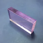 High quality K9 polished crystal glass block cube for lighting