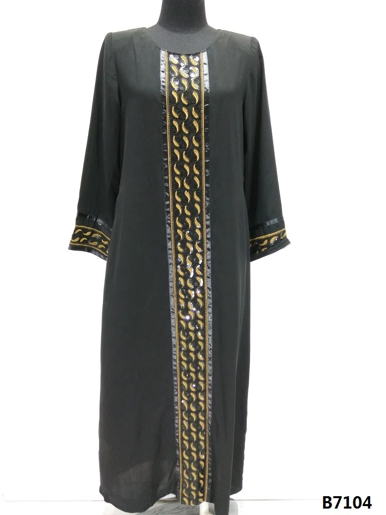 2015 New Model Abaya In Dubai Elegant Muslim Long Dress Baju Kebaya